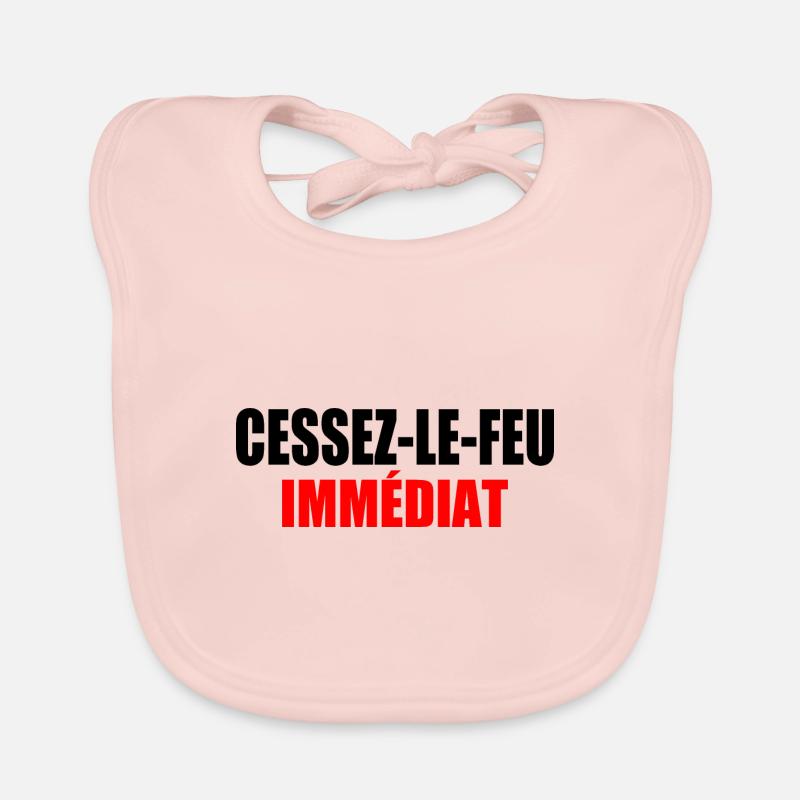 CESSEZ-LE-FEU Bavoir bio Bébé