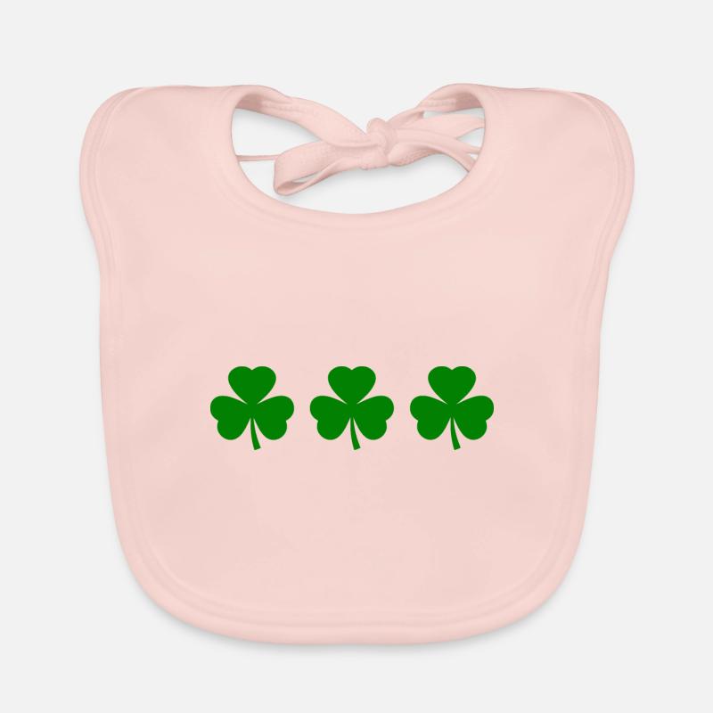 Trèfle d’Irlande Trèfles Bavoir bio Bébé