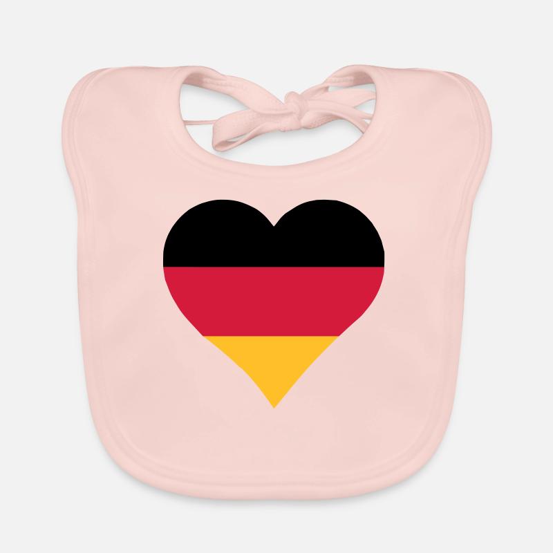 Deutschlandflagge Herform Baby Bio-Lätzchen