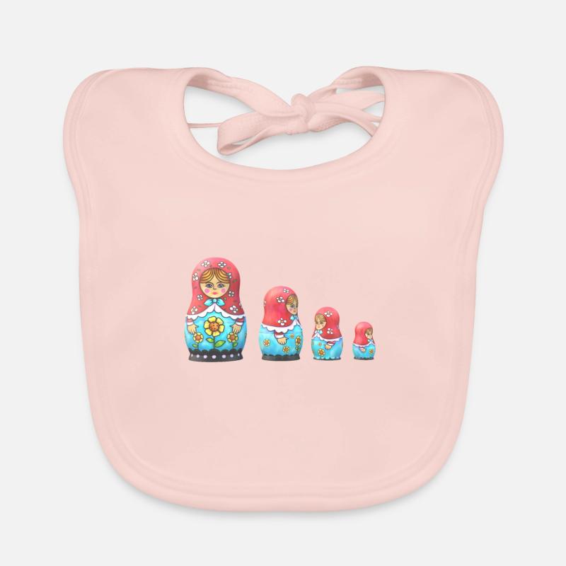 Evolution matryoshka Organic Baby Bibs
