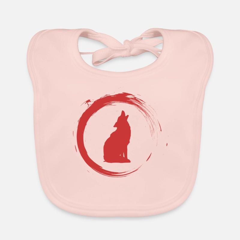loup Bavoir bio Bébé