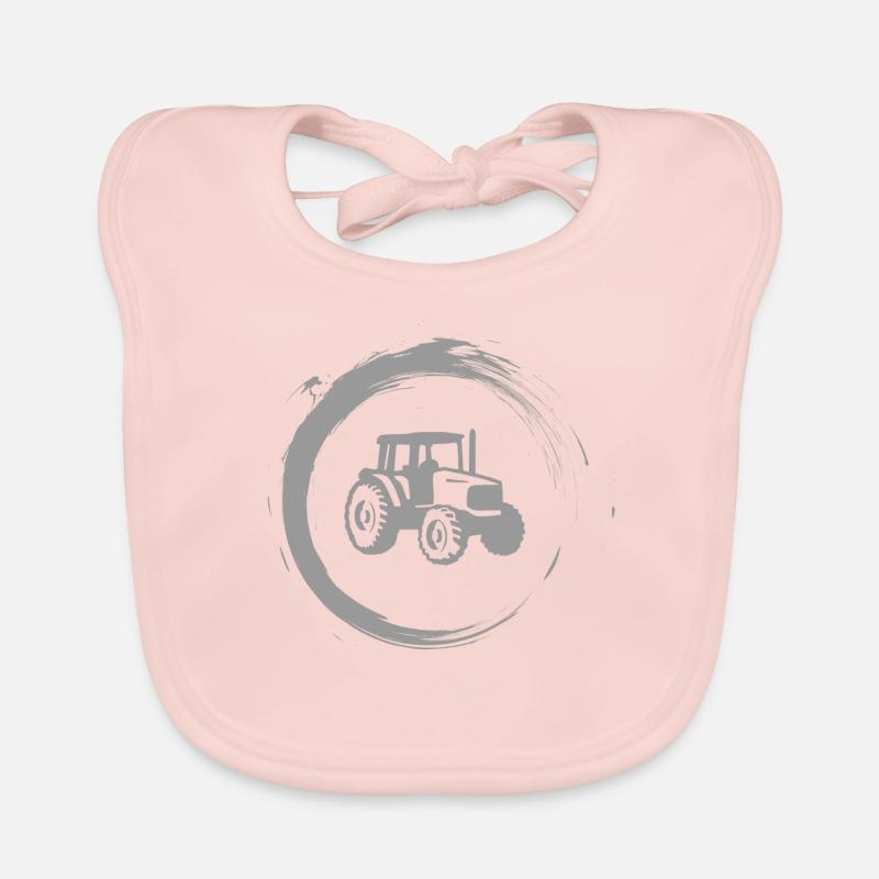 tractor Organic Baby Bibs