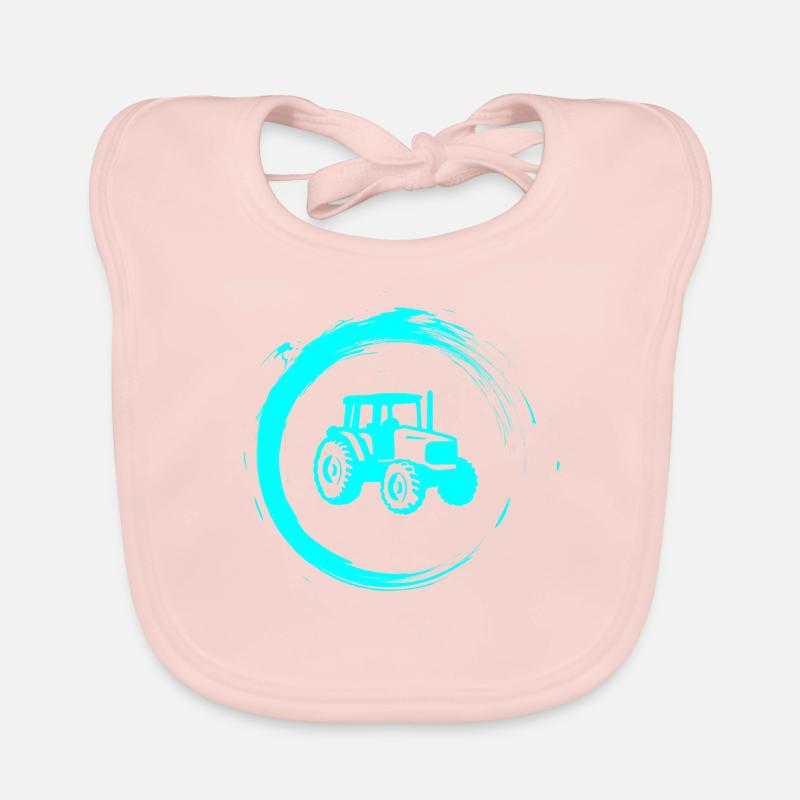 tractor Organic Baby Bibs