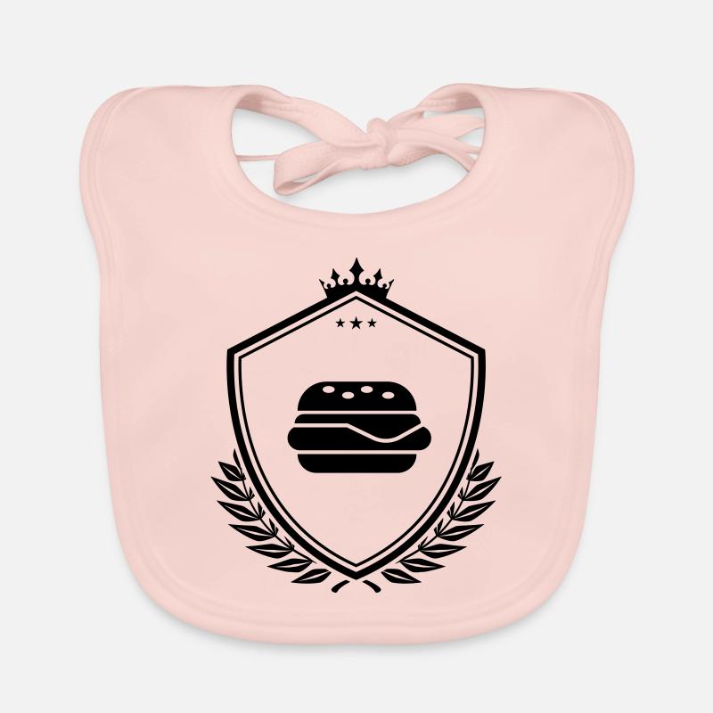 Burger Restauration rapide Bavoir bio Bébé