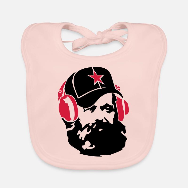 marx_star_ot - Baby Bio-Lätzchen - Rose