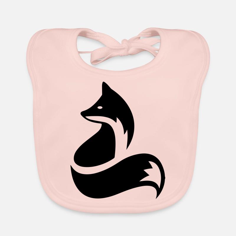 Fox - Organic Baby Bibs - rose