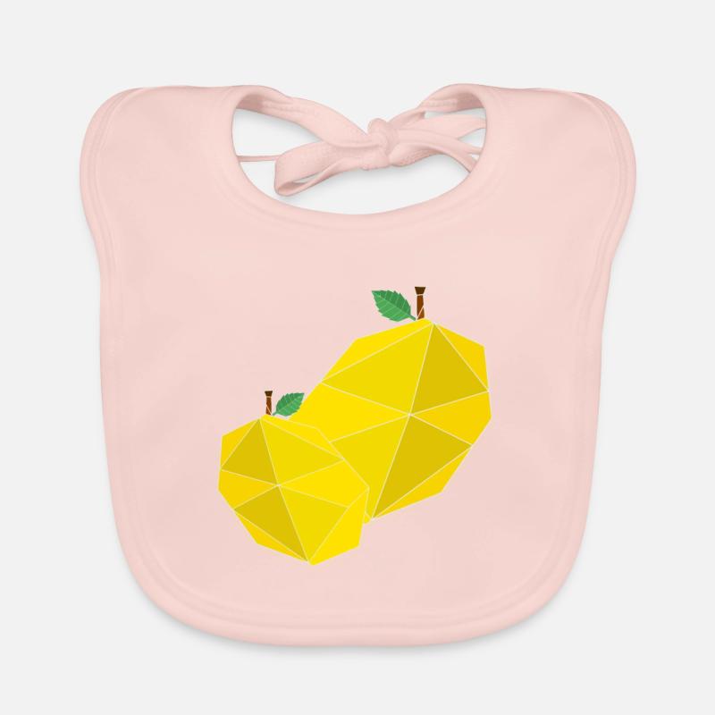Origami mango fruit fruit tinkering juice vitamin Organic Baby Bibs