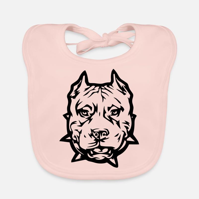 pitbull_1 Bavoir bio Bébé