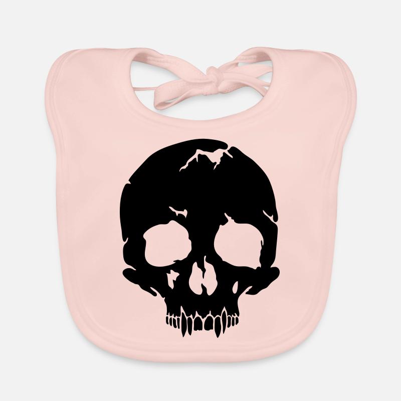 Skull Baby Bio-Lätzchen