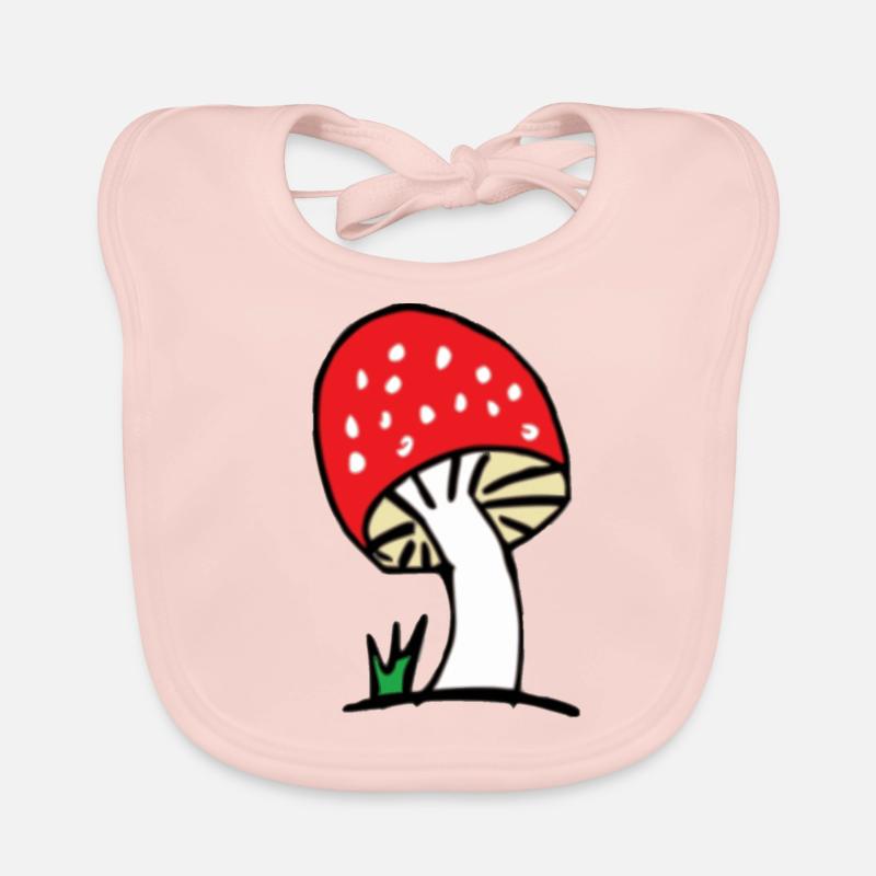 Champignon Bavoir bio Bébé