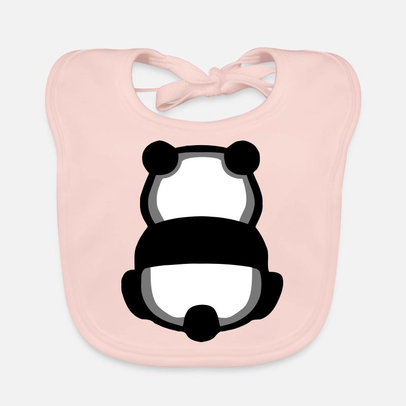Panda back Organic Baby Bibs