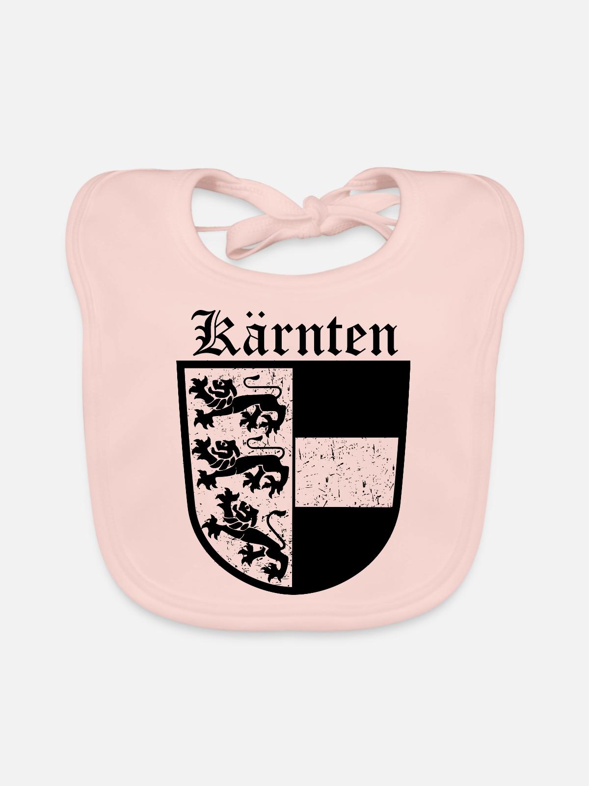 Kärnten - Baby Bio-Lätzchen - Rose - Vorne