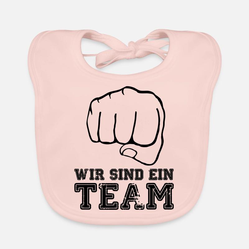 wir_sind_ein_team_faust Baby Bio-Lätzchen