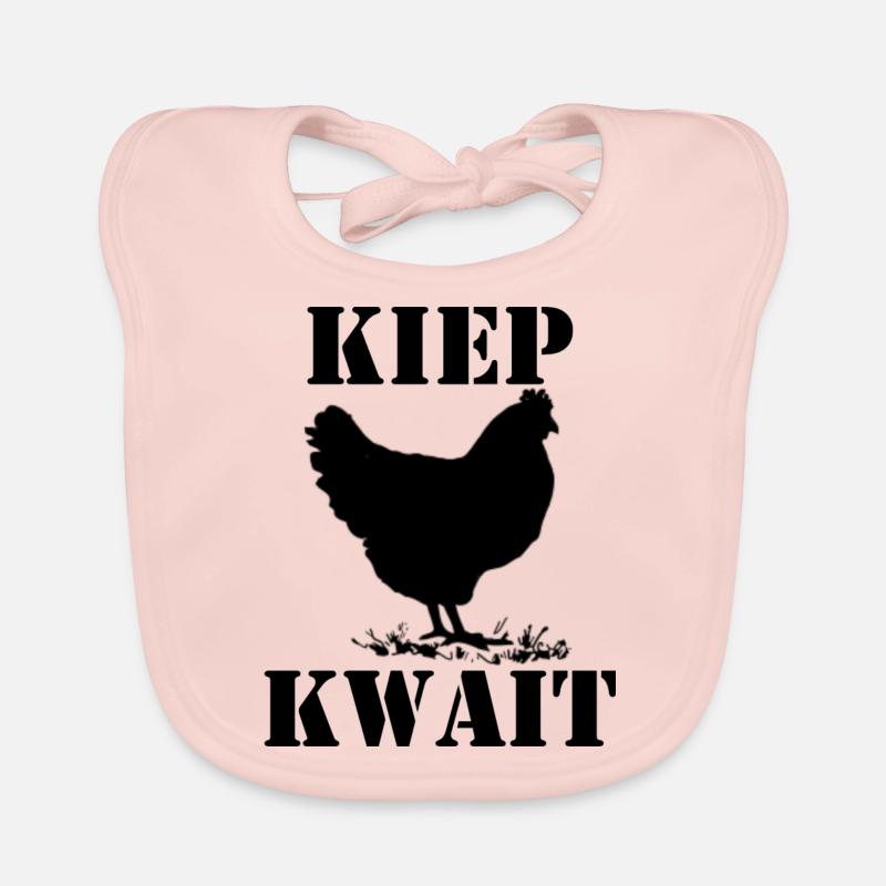 tipping kwait, keep quiet Brabants Organic Baby Bibs