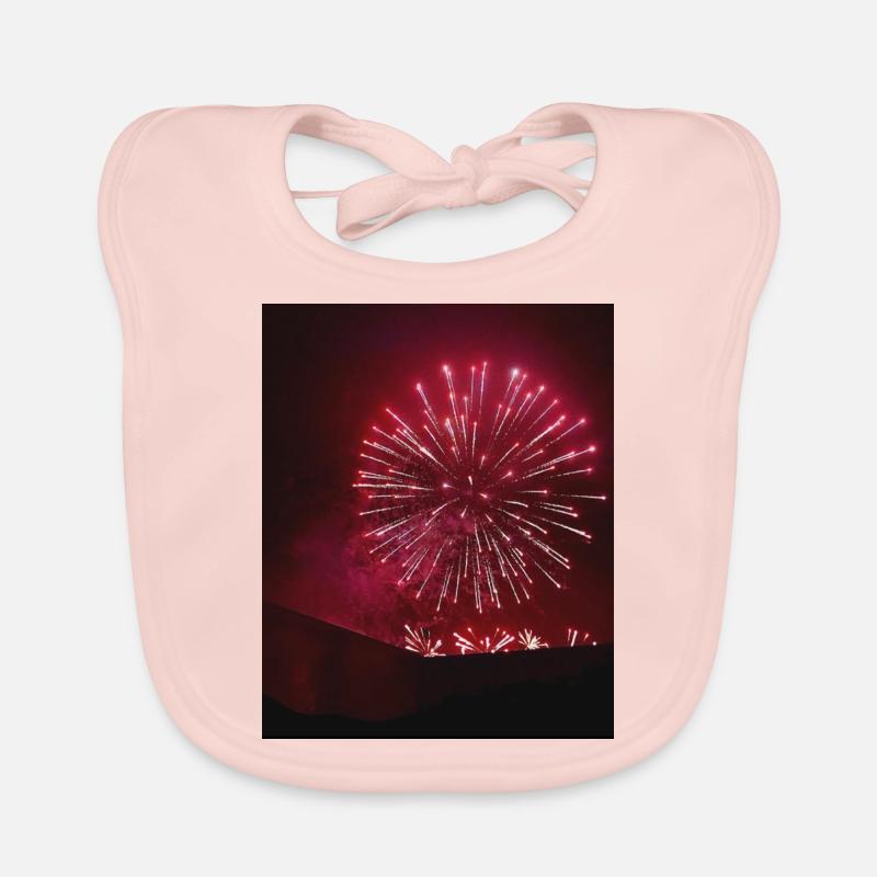 Fireworks Organic Baby Bibs