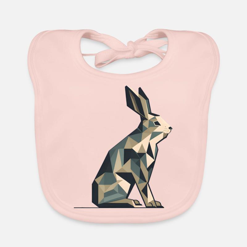 Origami Hase Baby Bio-Lätzchen