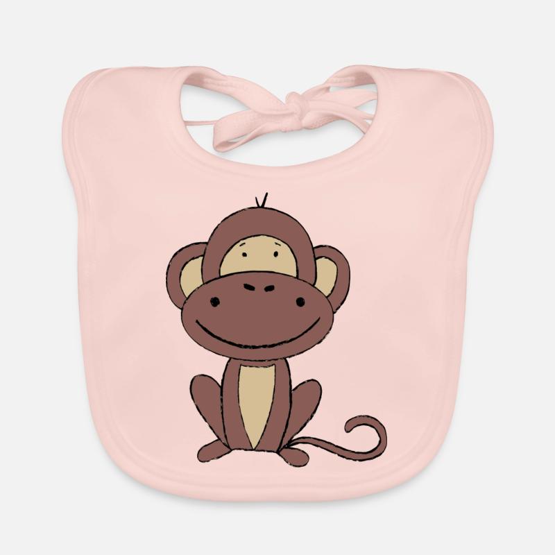 Singe Bavoir bio Bébé