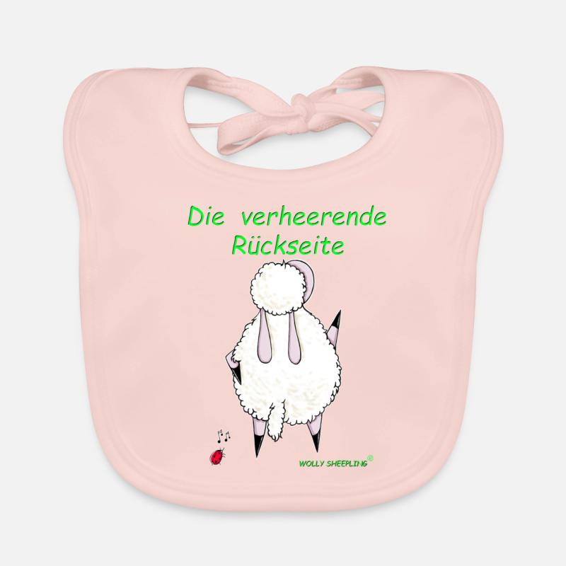 Die verheerende Rückseite - Wolly Sheepling Gaming Baby Bio-Lätzchen