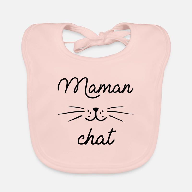 Maman chat Bavoir bio Bébé