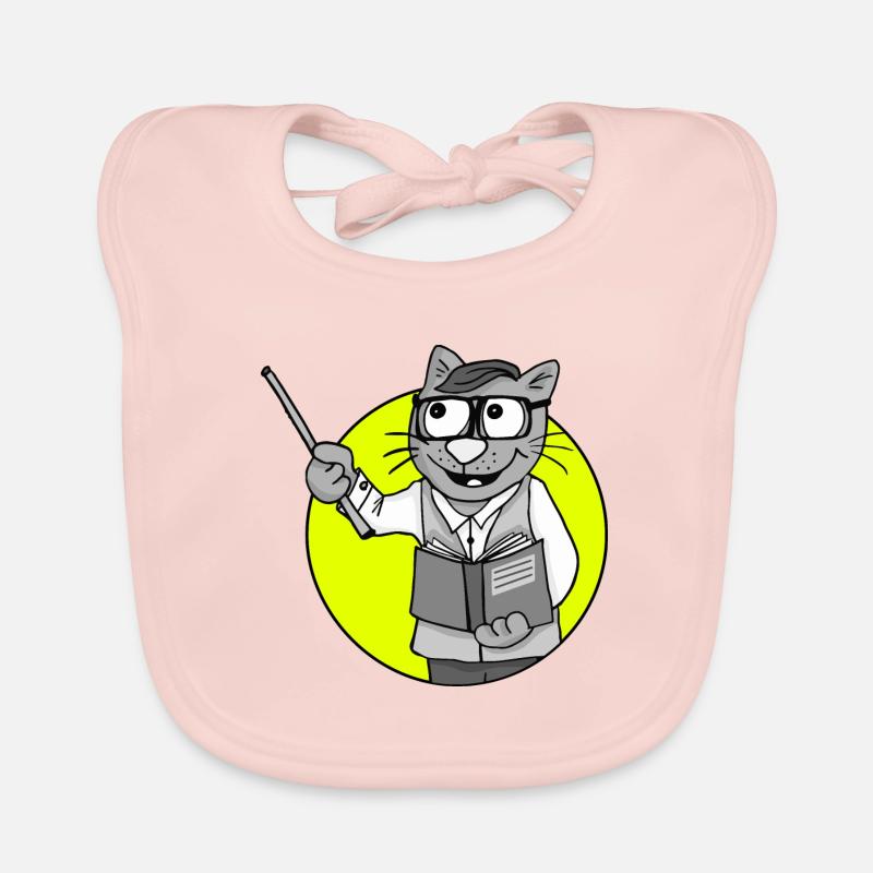 Beruf Lehrer Retro Baby Bio-Lätzchen