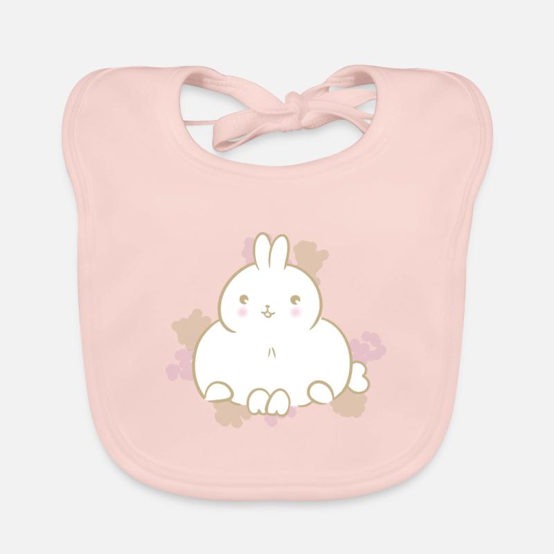 Lapin mignon Bavoir bio Bébé