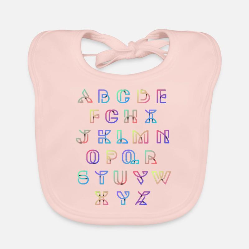 Multicolore ABCLimitierte Edition Bavoir bio Bébé