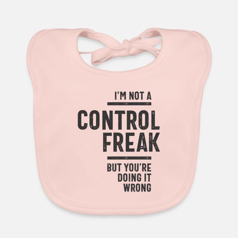 I'm Not A Control Freak Organic Baby Bibs