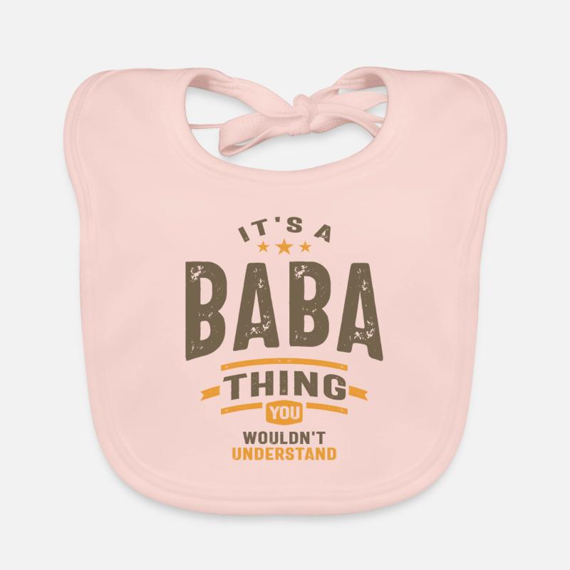 Männer Es ist eine Baba-Sache Lustiger Papa Opa Baby Bio-Lätzchen