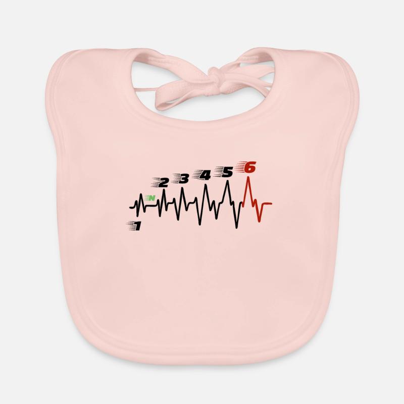 Pouls Moto 6 vitesses Commutation ECG Bavoir bio Bébé