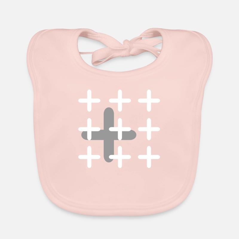 plus - Bavoir bio Bébé - rose