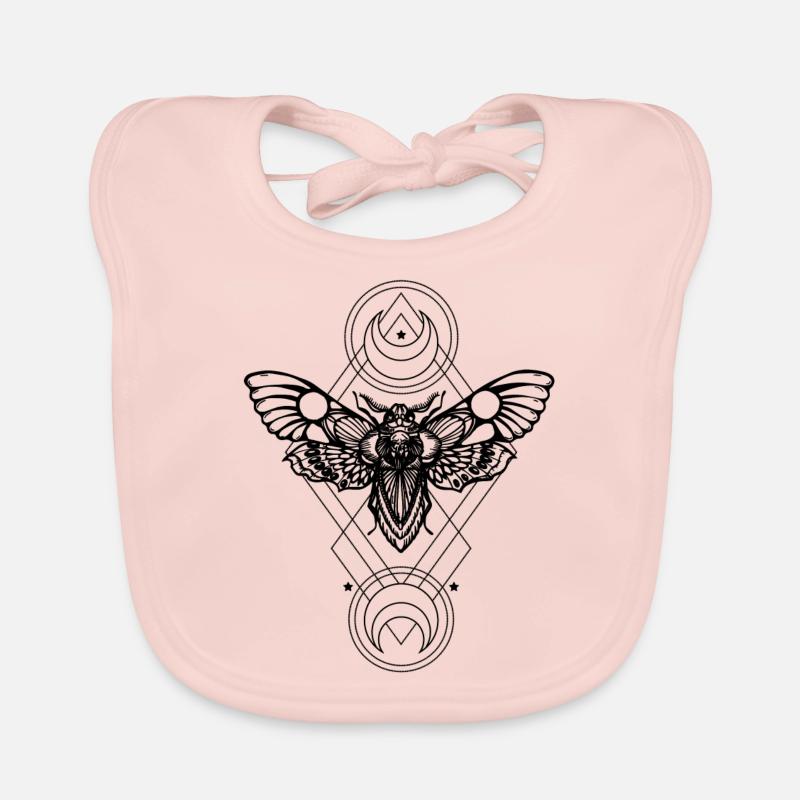 butterfly tattoo Organic Baby Bibs