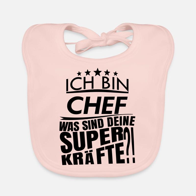 Ich bin CHEF Baby Bio-Lätzchen
