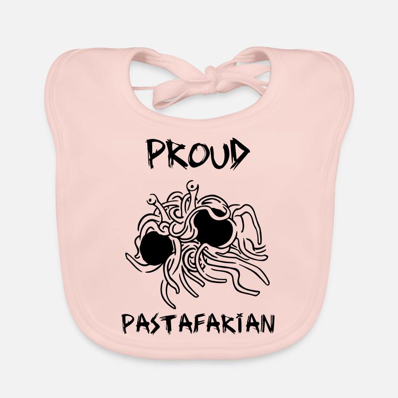 Stolzes Pastafarian Baby Bio-Lätzchen
