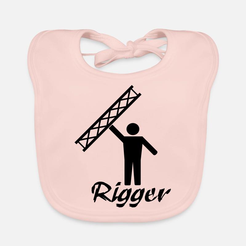 rigger - Baby Bio-Lätzchen - Rose