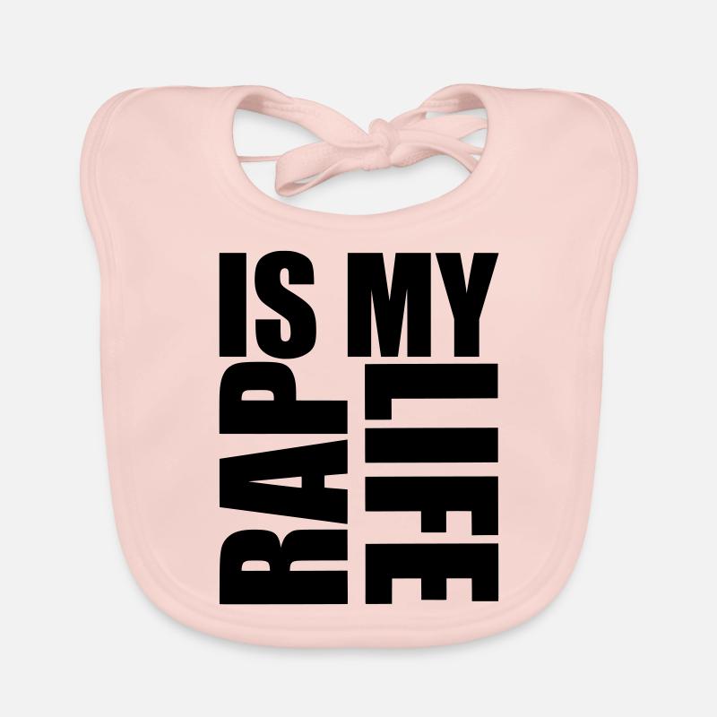 rap is my life Baby Bio-Lätzchen