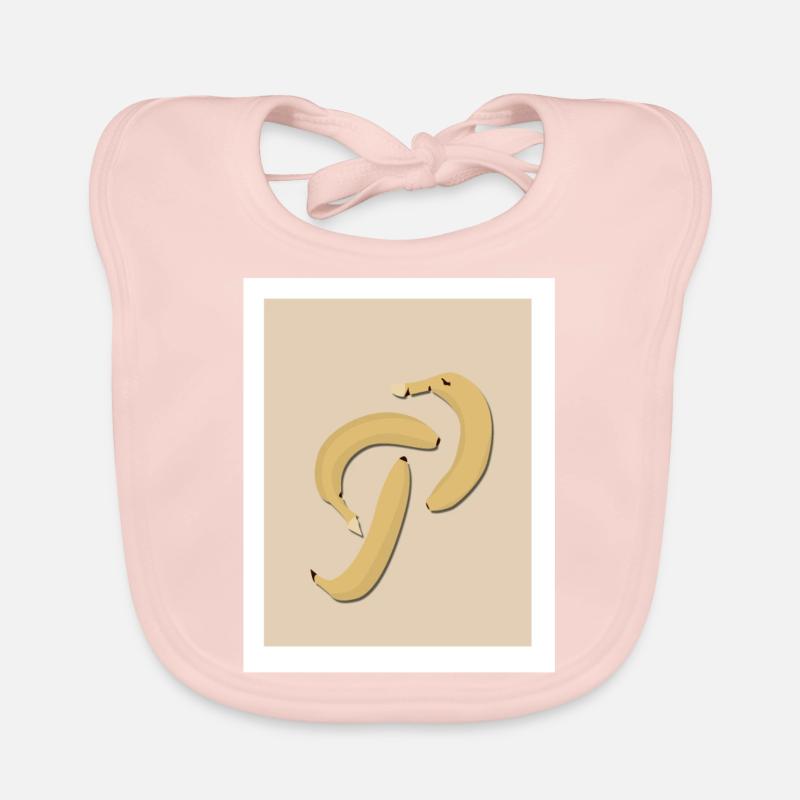Andy Warhol Bananas Organic Baby Bibs