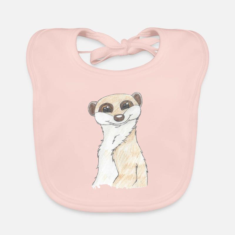 Erdmännchen Baby Bio-Lätzchen