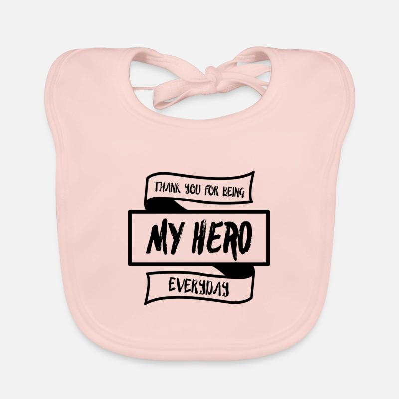 Mon héros Bavoir bio Bébé