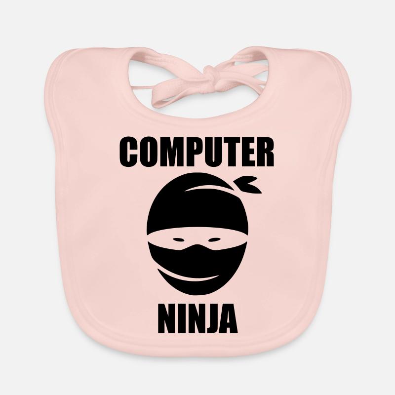 Computer-Ninja Baby Bio-Lätzchen