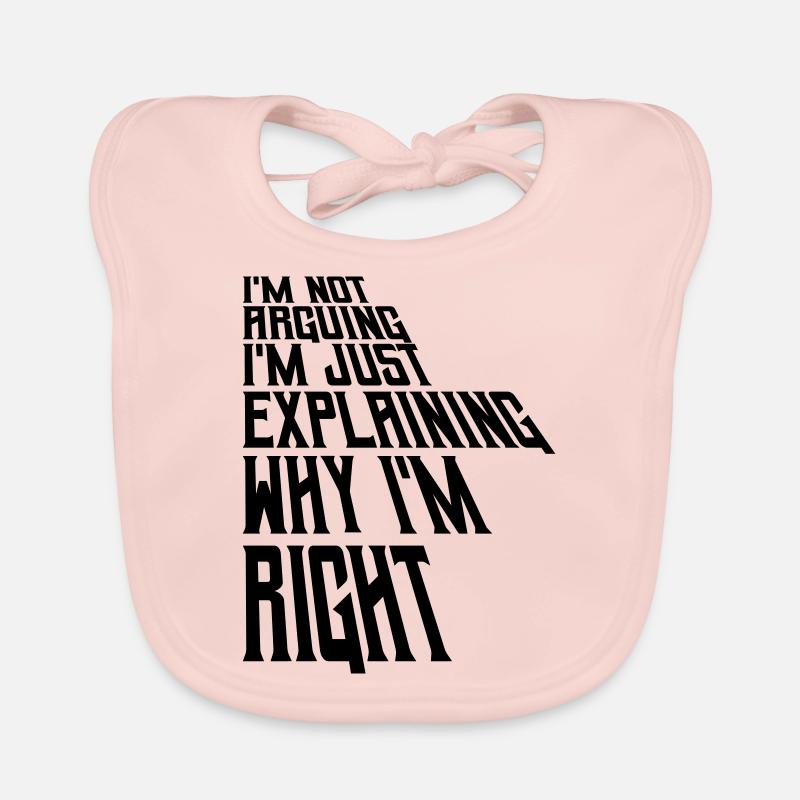 Je ne discute pas Bavoir bio Bébé
