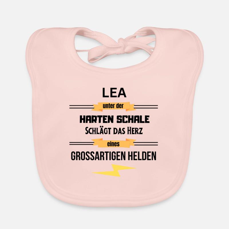 Lea unter harte Schale eines Großartigen Helden Baby Bio-Lätzchen