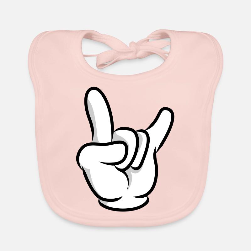 Icône de main Bavoir bio Bébé