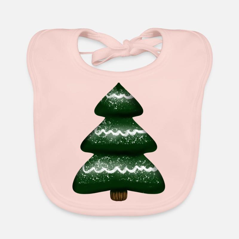 Christmas Tree, Christmas Tree, Christmas Tree Organic Baby Bibs