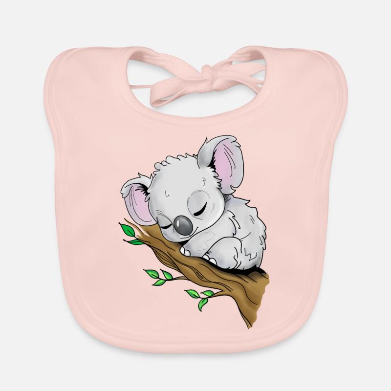 Sleeping Koala Organic Baby Bibs