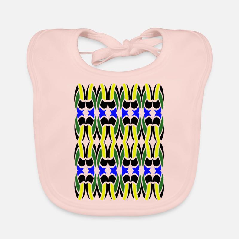 Einzigartiges Multicolor-Design Baby Bio-Lätzchen