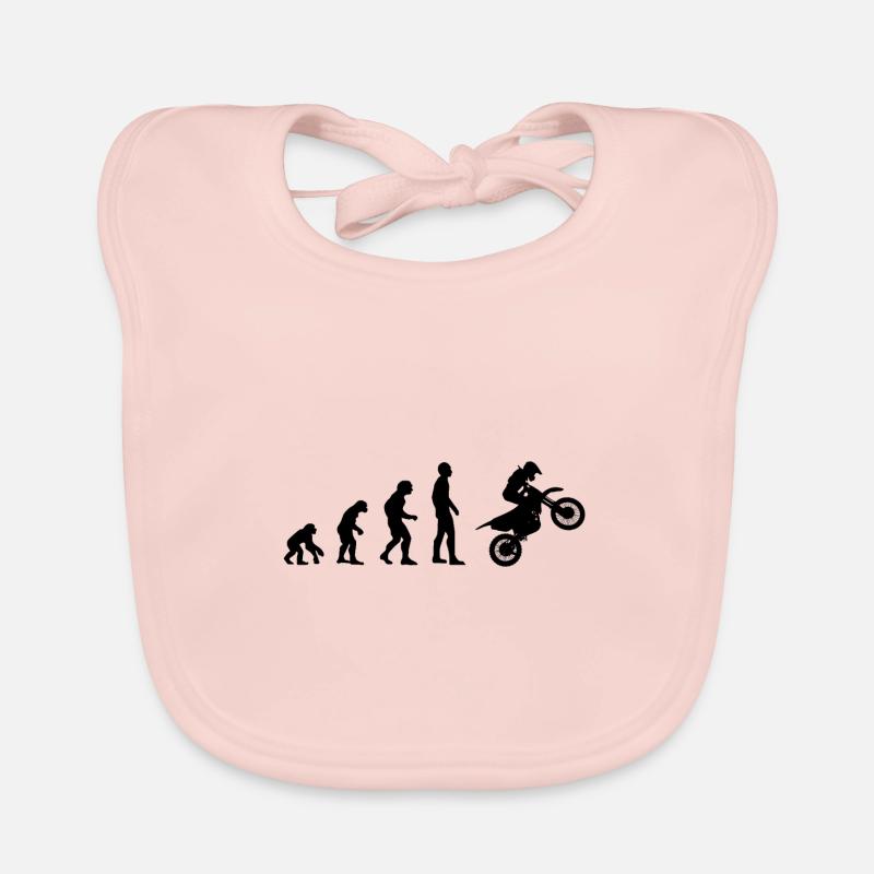 Evolution motocycliste Bavoir bio Bébé