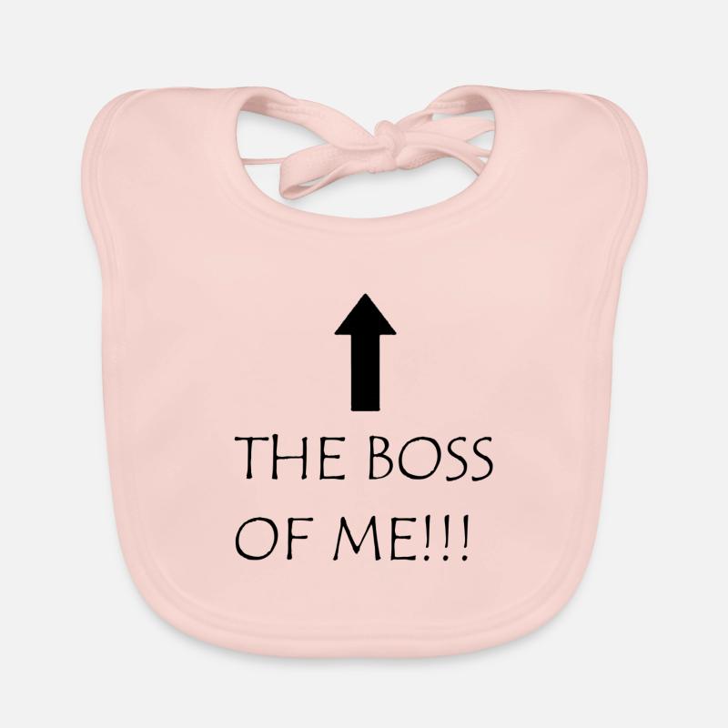 Le patron de moi - Bavoir bio Bébé - rose
