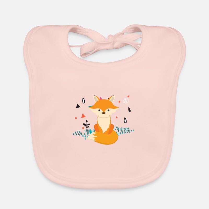 Conception de renard mignon Bavoir bio Bébé
