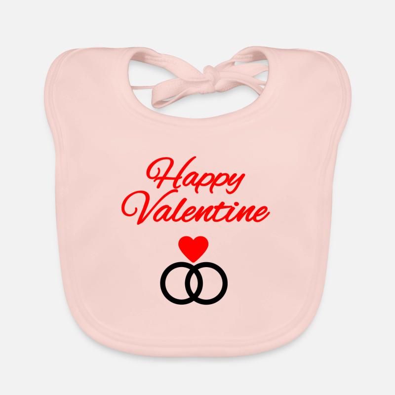 Saint Valentin Bavoir bio Bébé