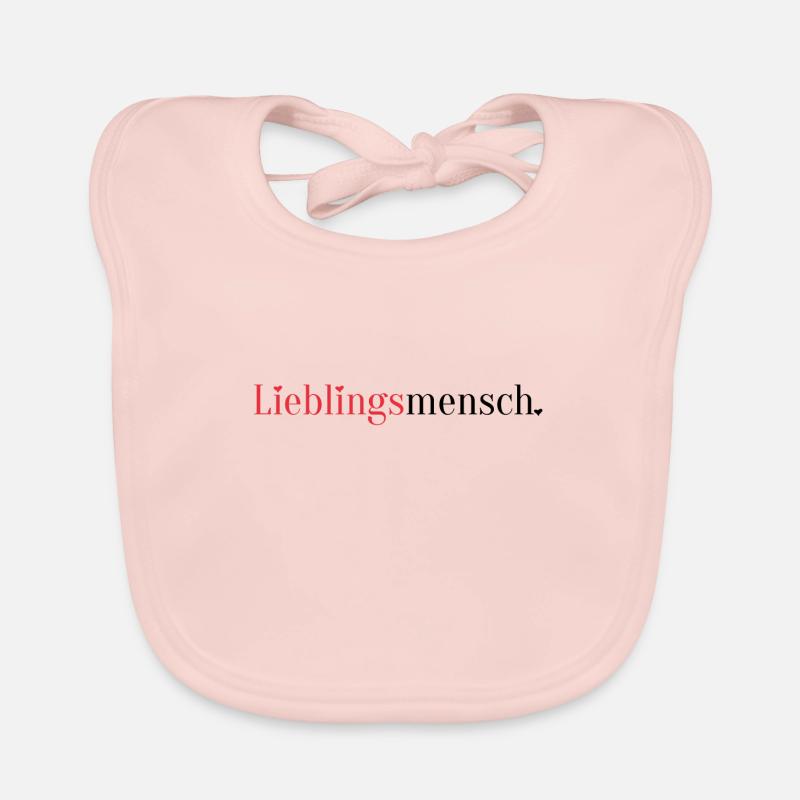 Favourite human being. Happy Valentine's Day gift Organic Baby Bibs
